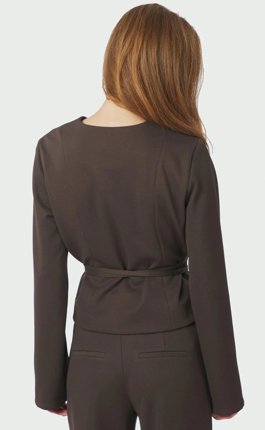 Neo Noir Bluse - Simmi - Dark Brown - Image 4