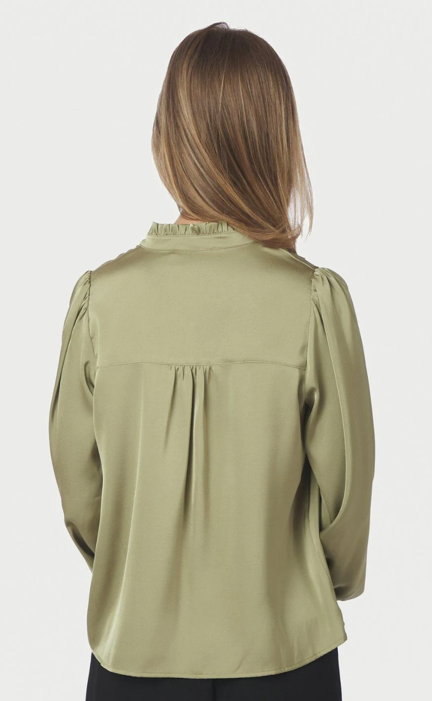 Neo Noir Bluse - Zamola - Dusty Army - Image 6