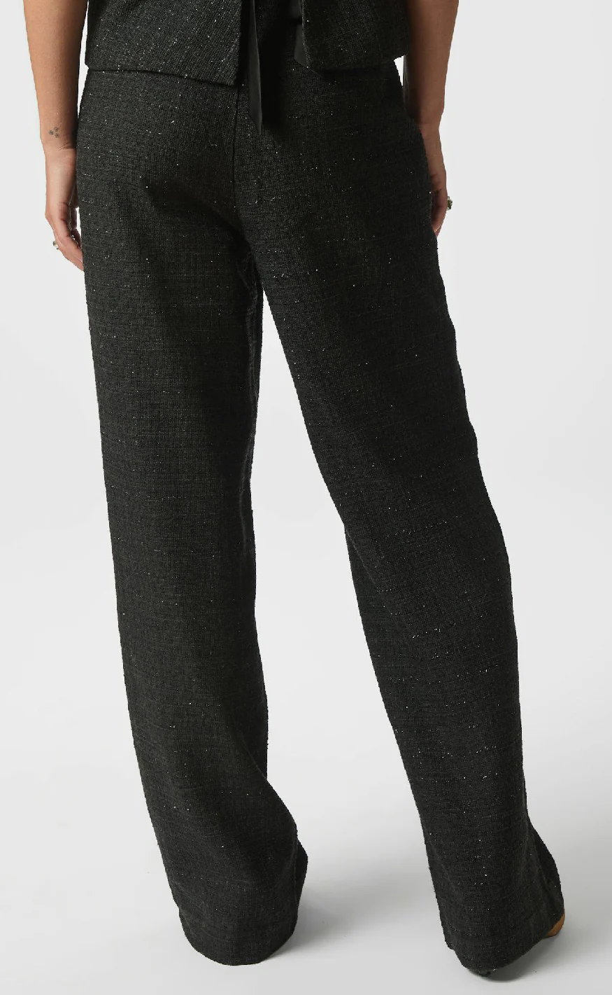 Neo Noir Bukser - Emmett Boucle - Black - Image 5