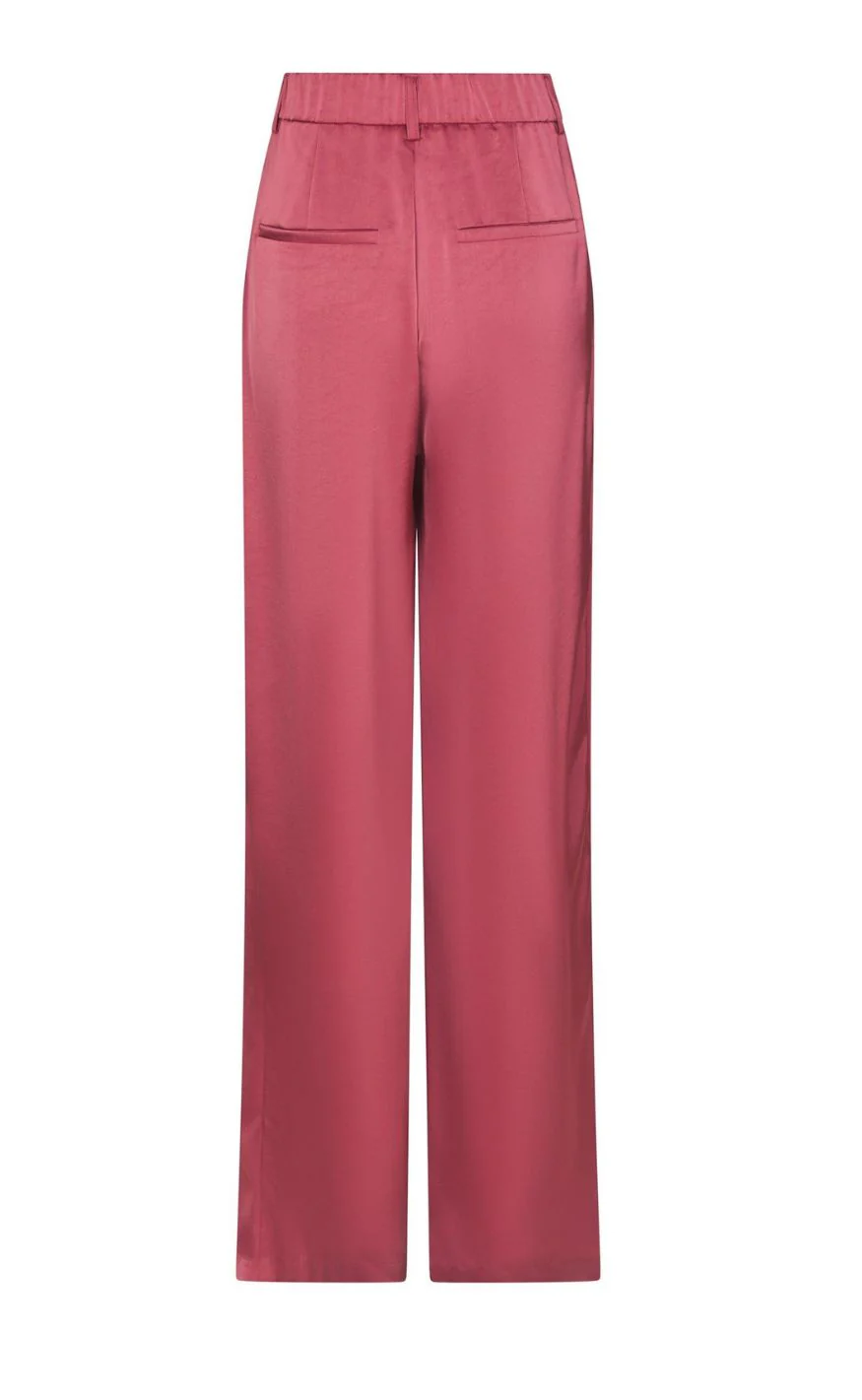 Neo Noir Bukser - Emmett Heavy Sateen - Cherry Pink - Image 5