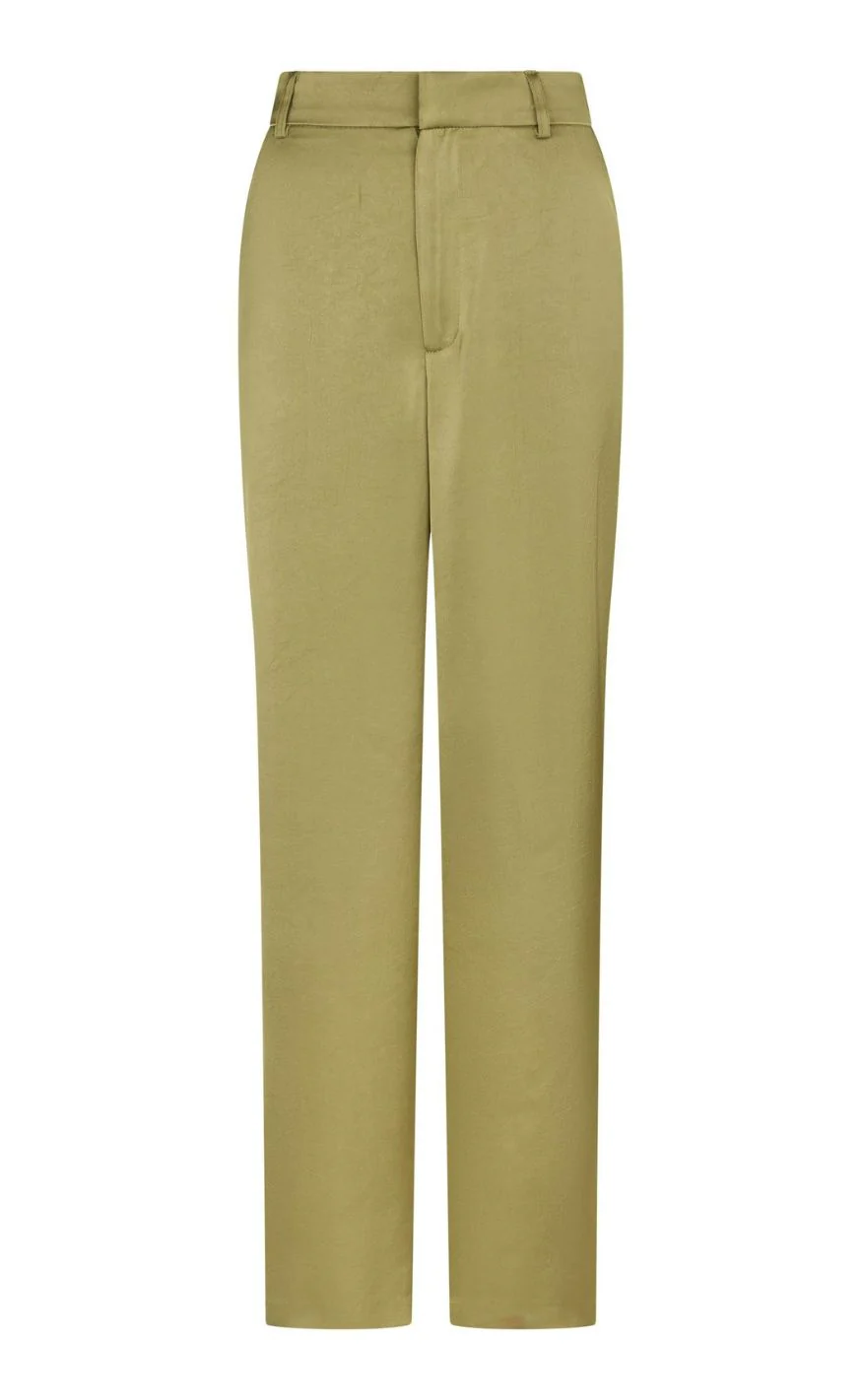 Neo Noir Bukser - Emmett Heavy Sateen - Sage Green - Image 2