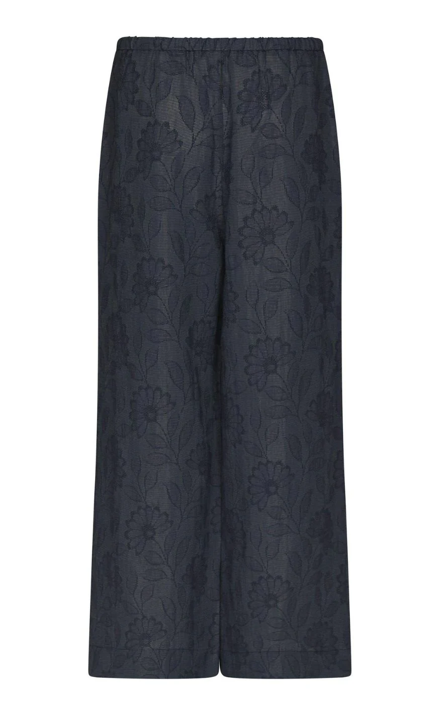 Neo Noir Bukser - Heifa Flower - Dark Blue - Image 3