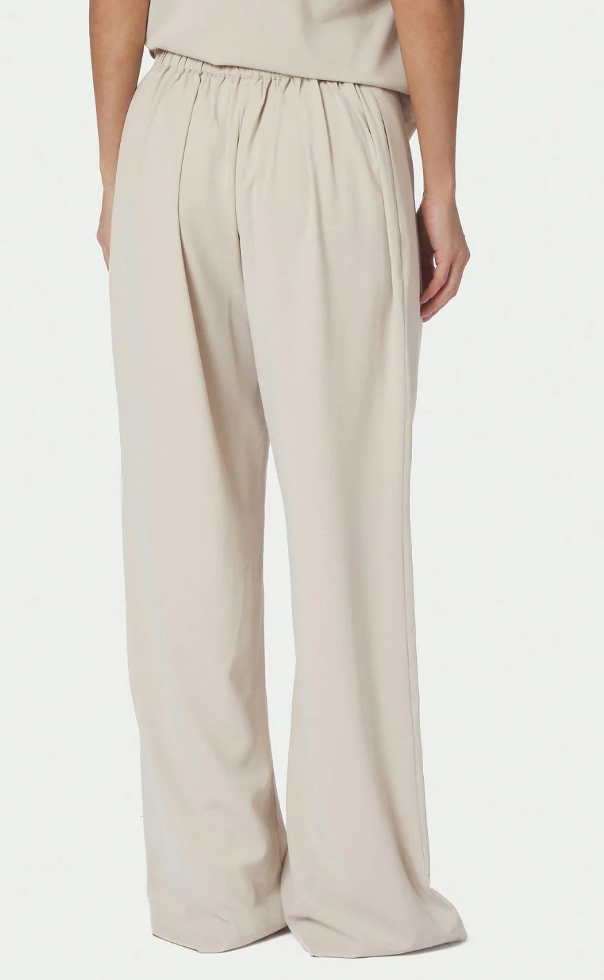 Neo Noir Bukser - Lunet Crepe - Ivory - Image 4