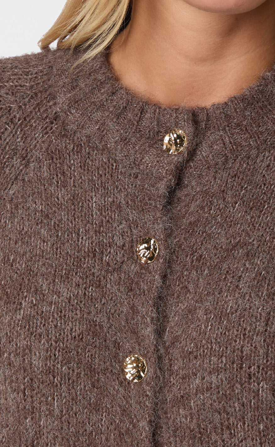Neo Noir Cardigan - Benuta - Light Brown - Image 3
