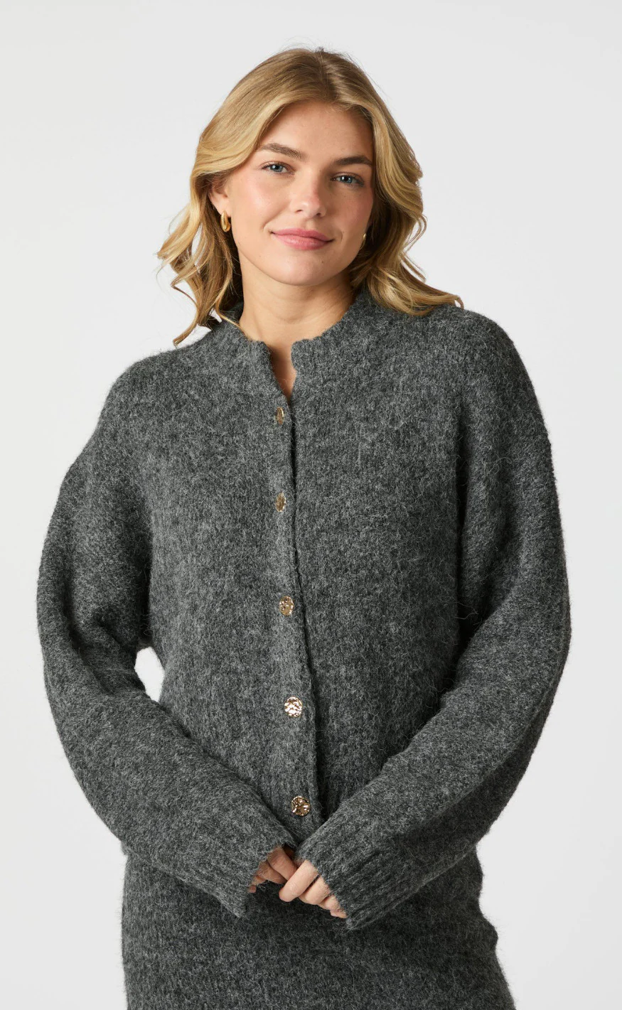 Neo Noir Cardigan - Taura - Antracit - Image 2