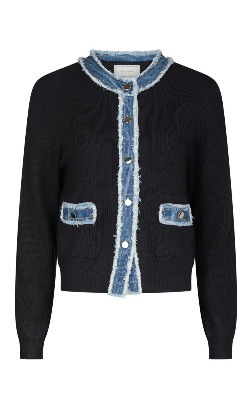 Neo Noir Cardigan - Zelma Denim - Navy