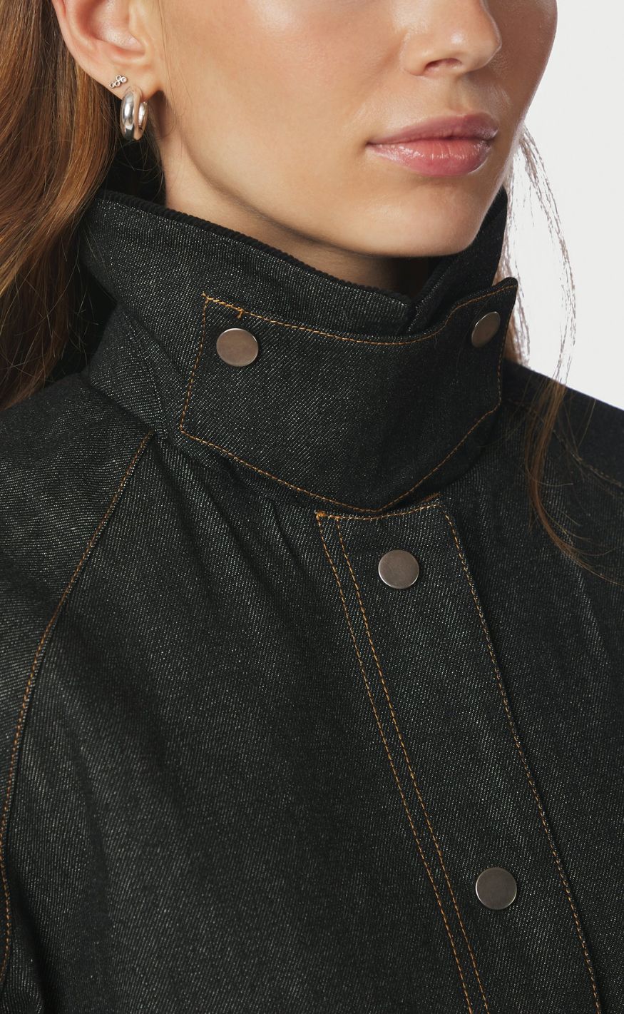 Neo Noir Jakke - Vista Denim Cord - Dark Blue - Image 4