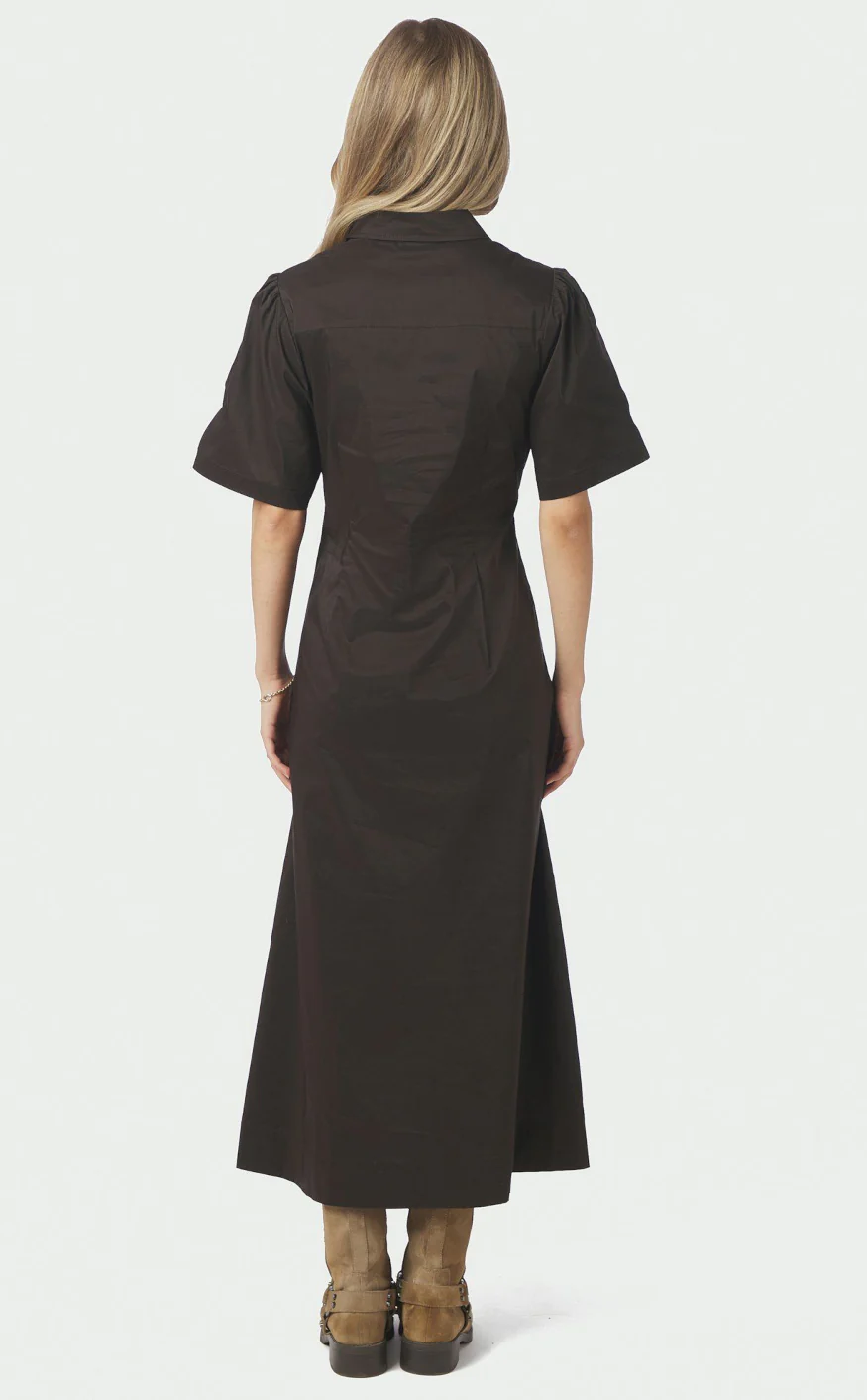 Neo Noir Kjole - Baia - Chocolate Brown - Image 3