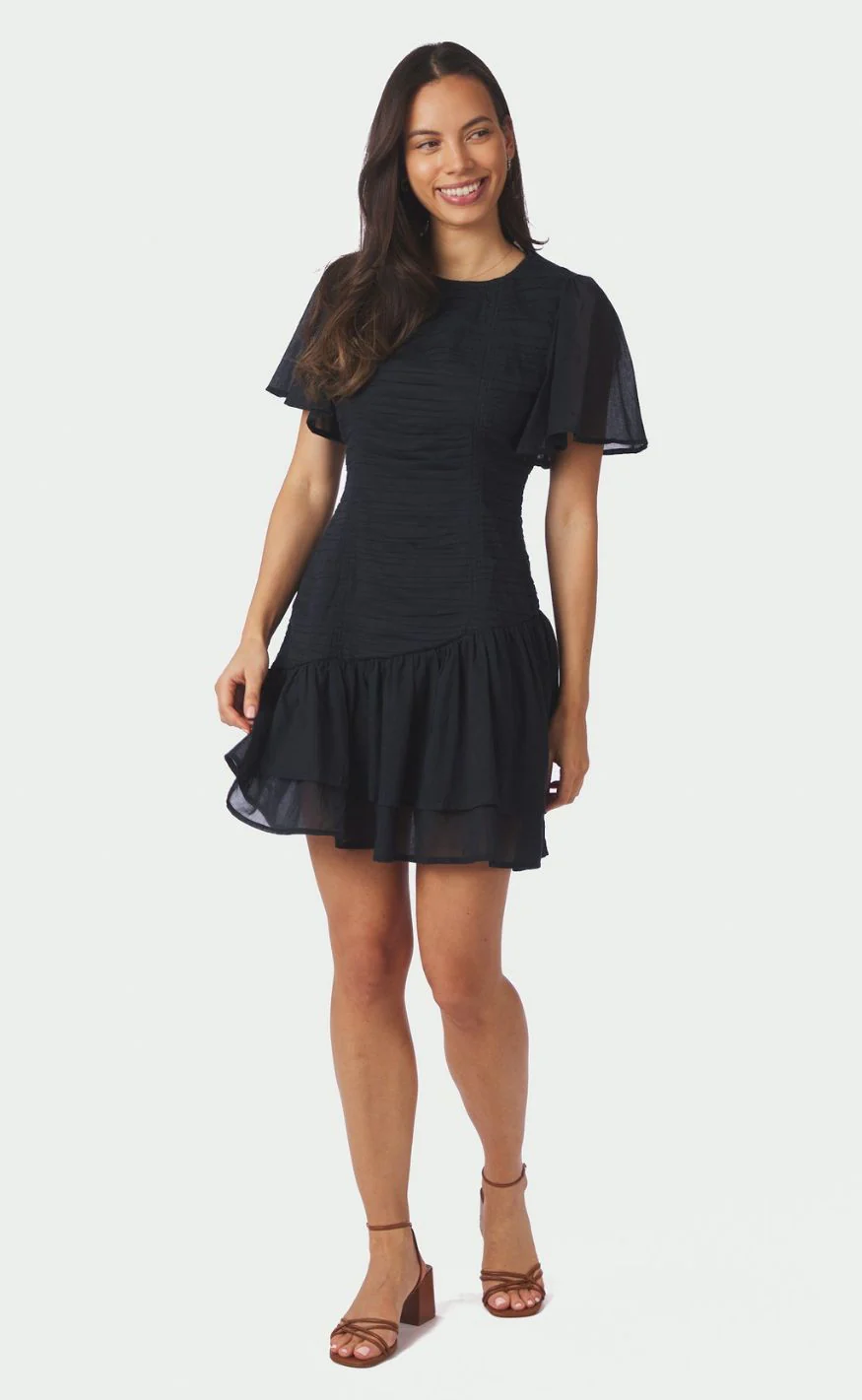 Neo Noir Kjole - Circle S Voile - Navy