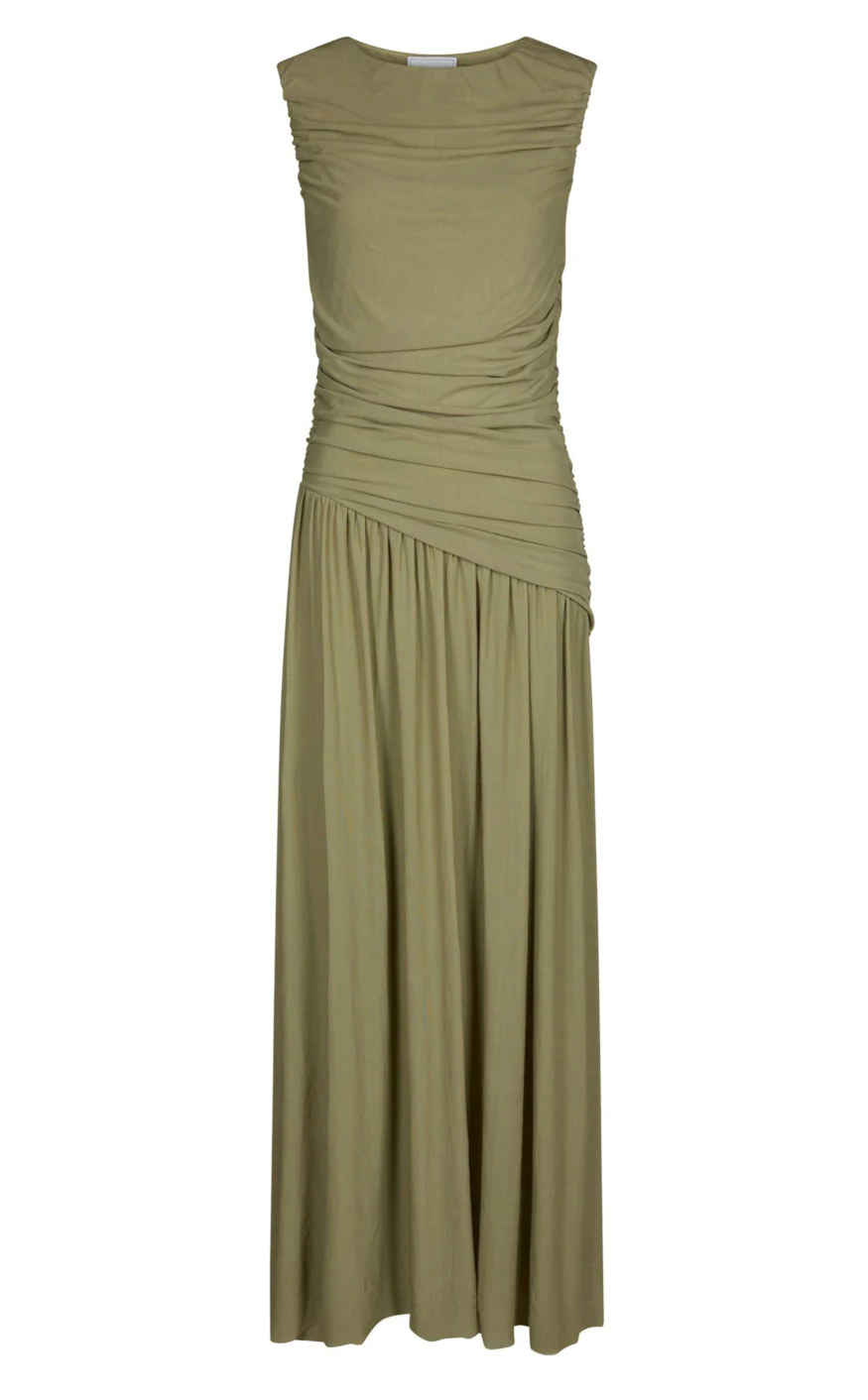 Neo Noir Kjole - Cludine Mesh - Sage Green