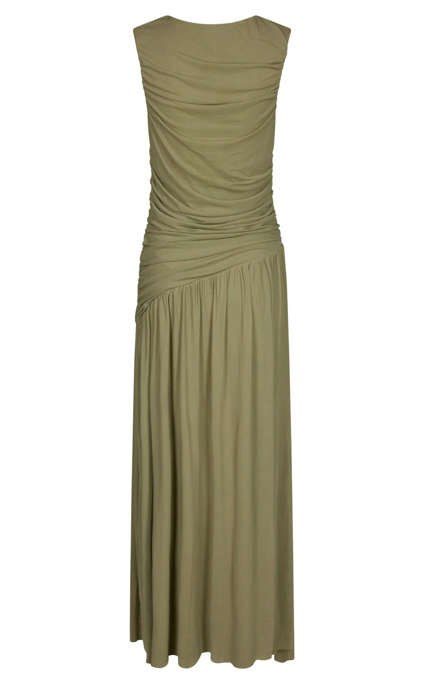 Neo Noir Kjole - Cludine Mesh - Sage Green - Image 6