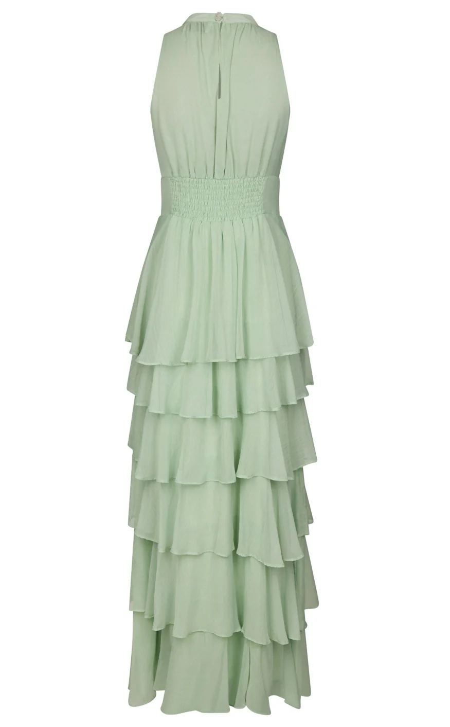 Neo Noir Kjole - Marli Solid - Light Green - Image 4
