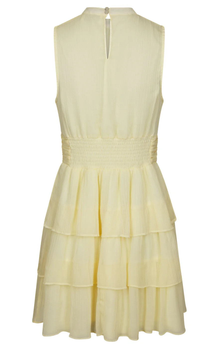 Neo Noir Kjole - May Solid - Light Yellow - Image 6