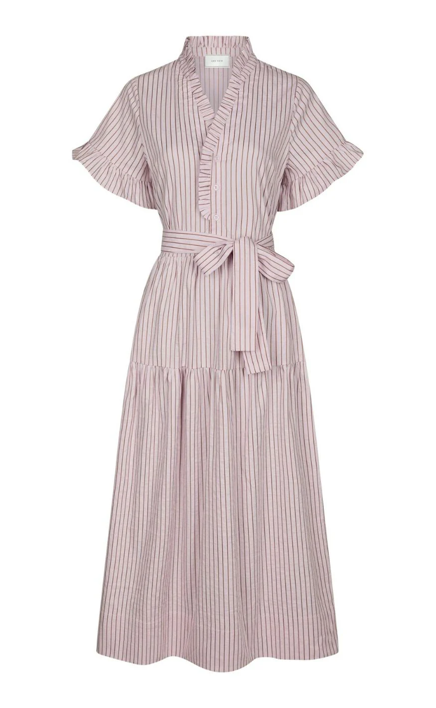 Neo Noir Kjole - Nessie Structure - Light Pink