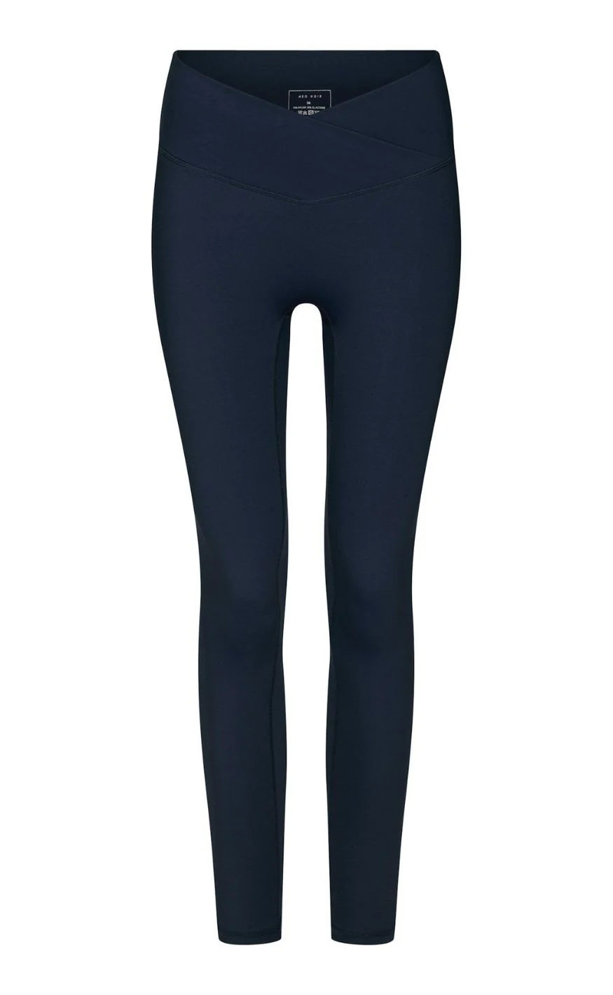 Neo Noir Leggings - Sabina Wrap - Navy