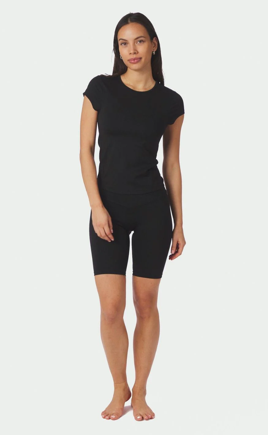Neo Noir Shorts - Lea Wrap - Black - Image 5
