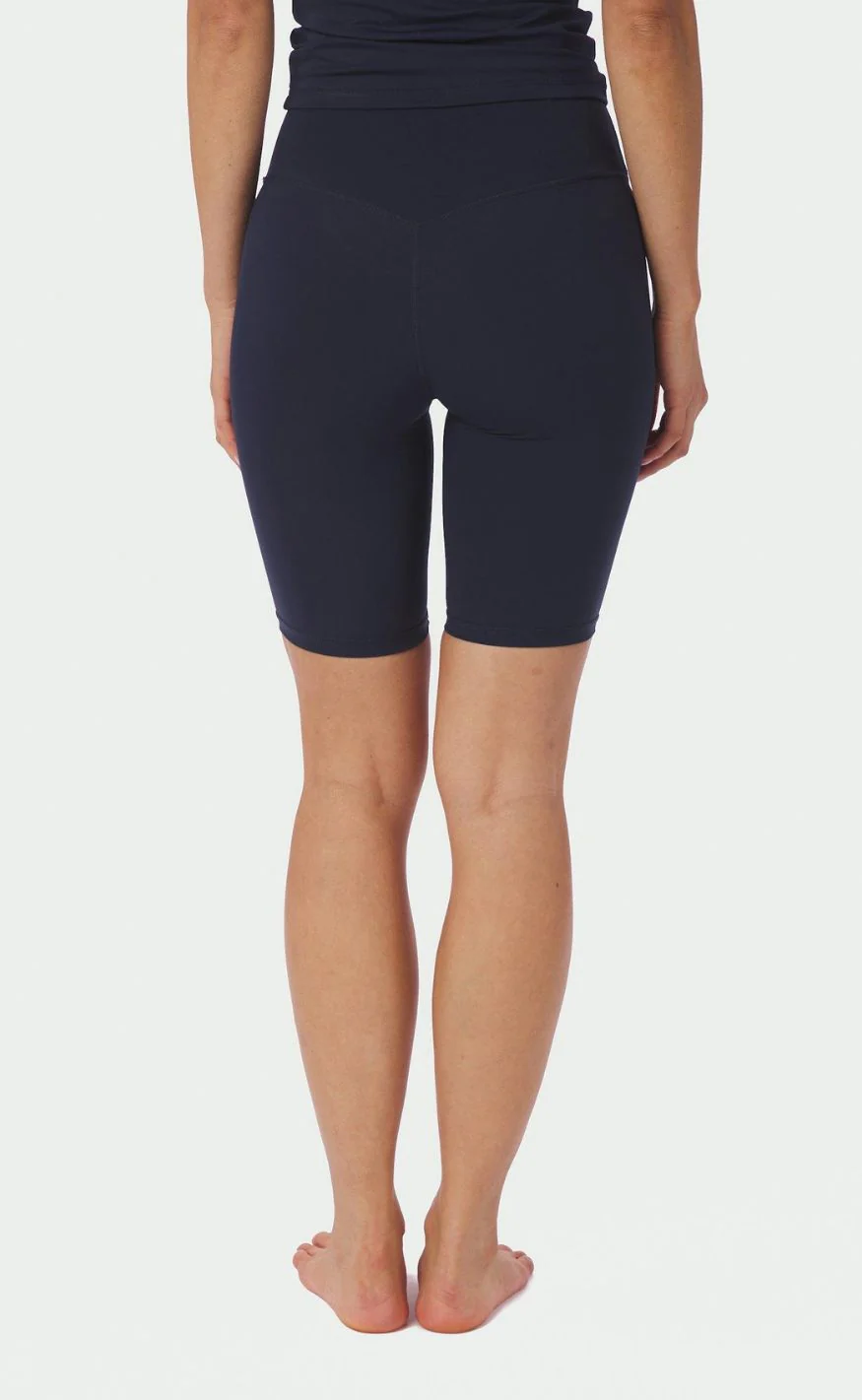 Neo Noir Shorts - Lea Wrap - Navy - Image 4