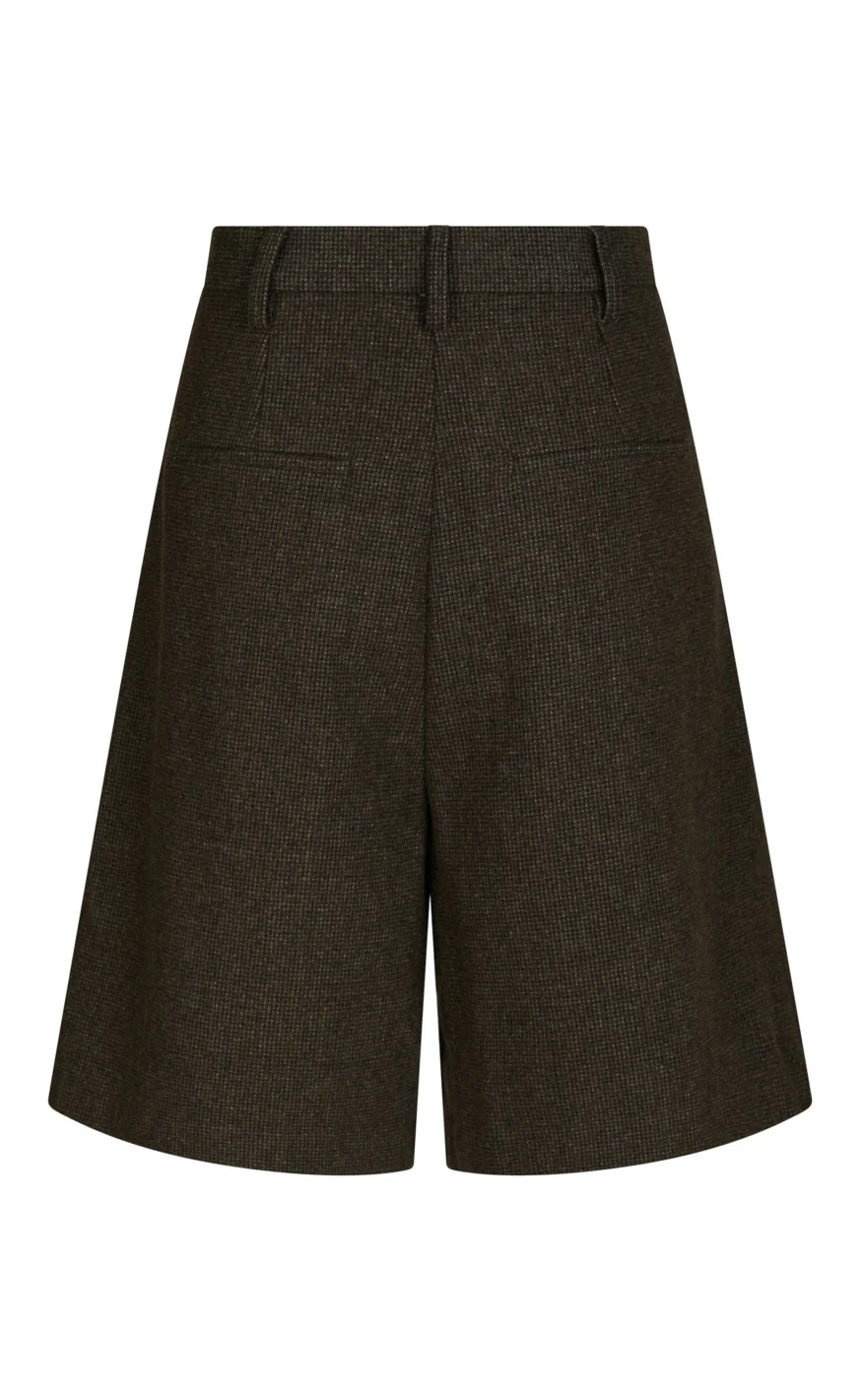 Neo Noir Shorts - Nika Mini - Brown Melange - Image 3
