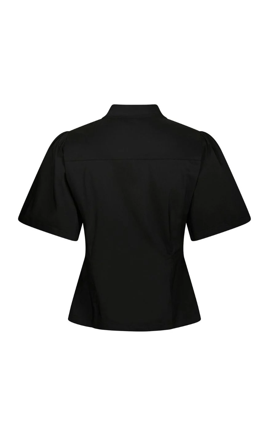 Neo Noir Skjorte - Balara Poplin - Black - Image 3