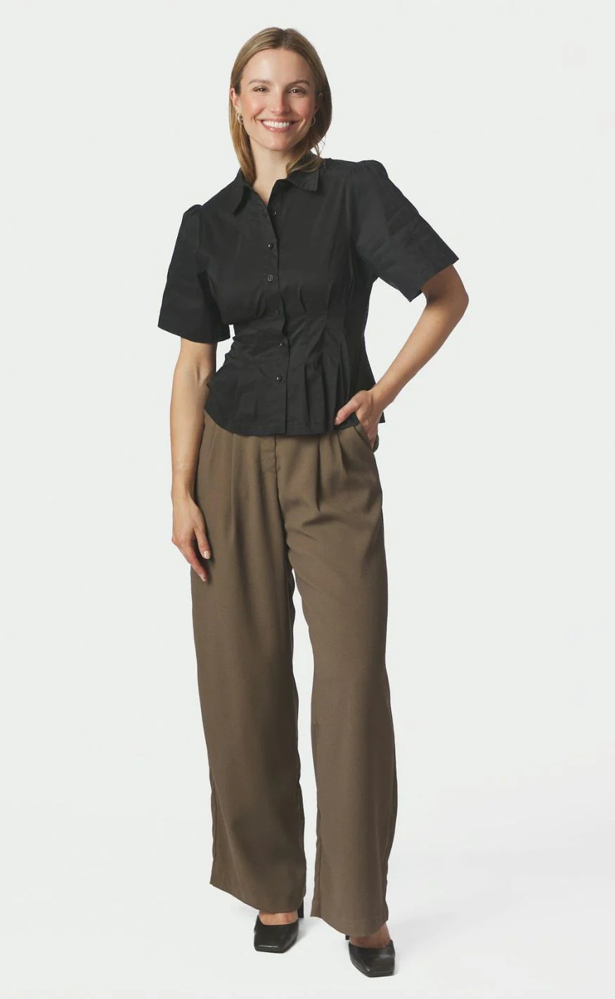 Neo Noir Skjorte - Balara Poplin - Black - Image 5