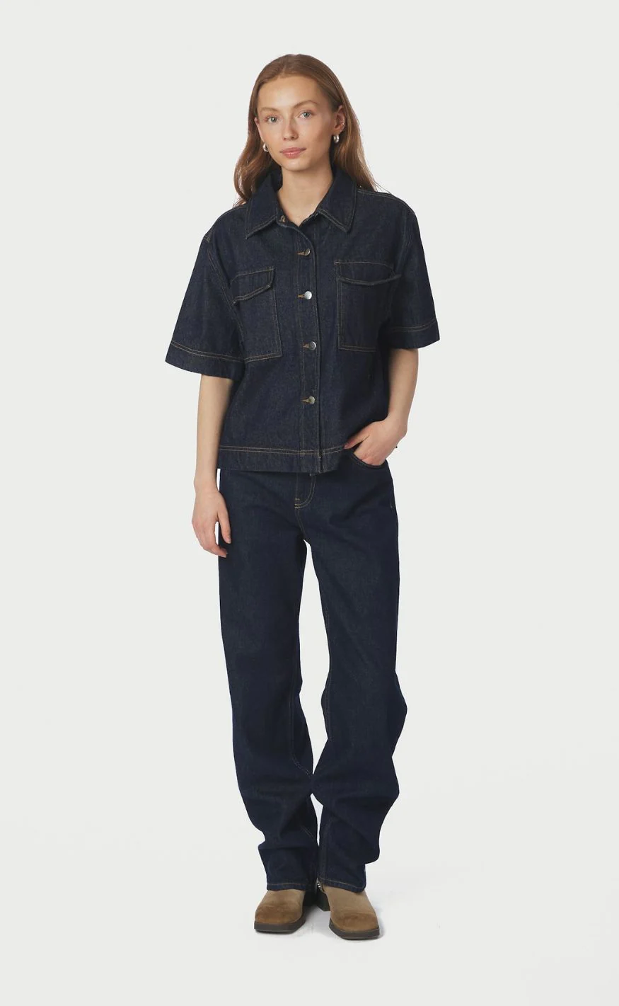Neo Noir Skjorte - Tiki Denim - Dark Blue - Image 2