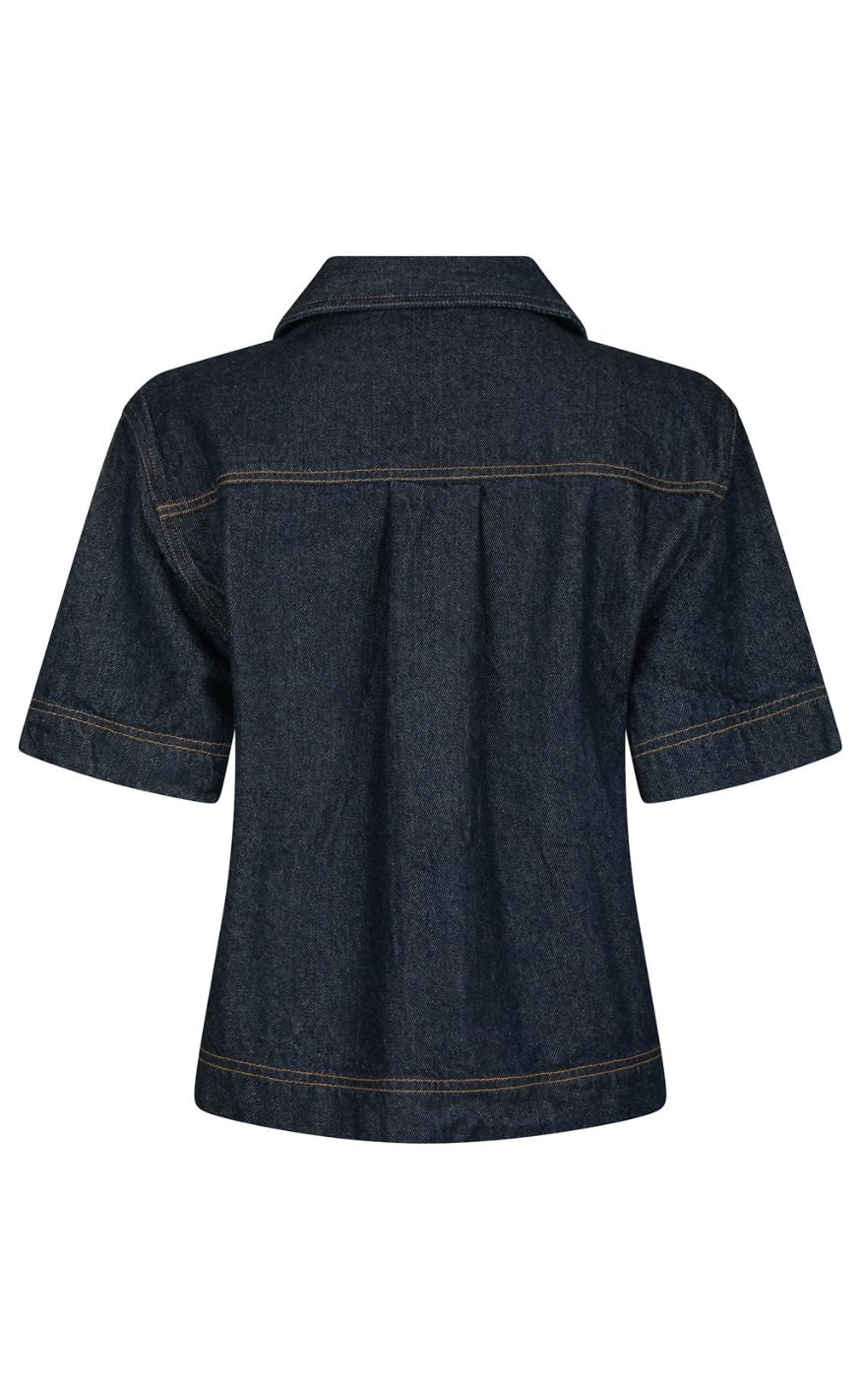 Neo Noir Skjorte - Tiki Denim - Dark Blue - Image 3