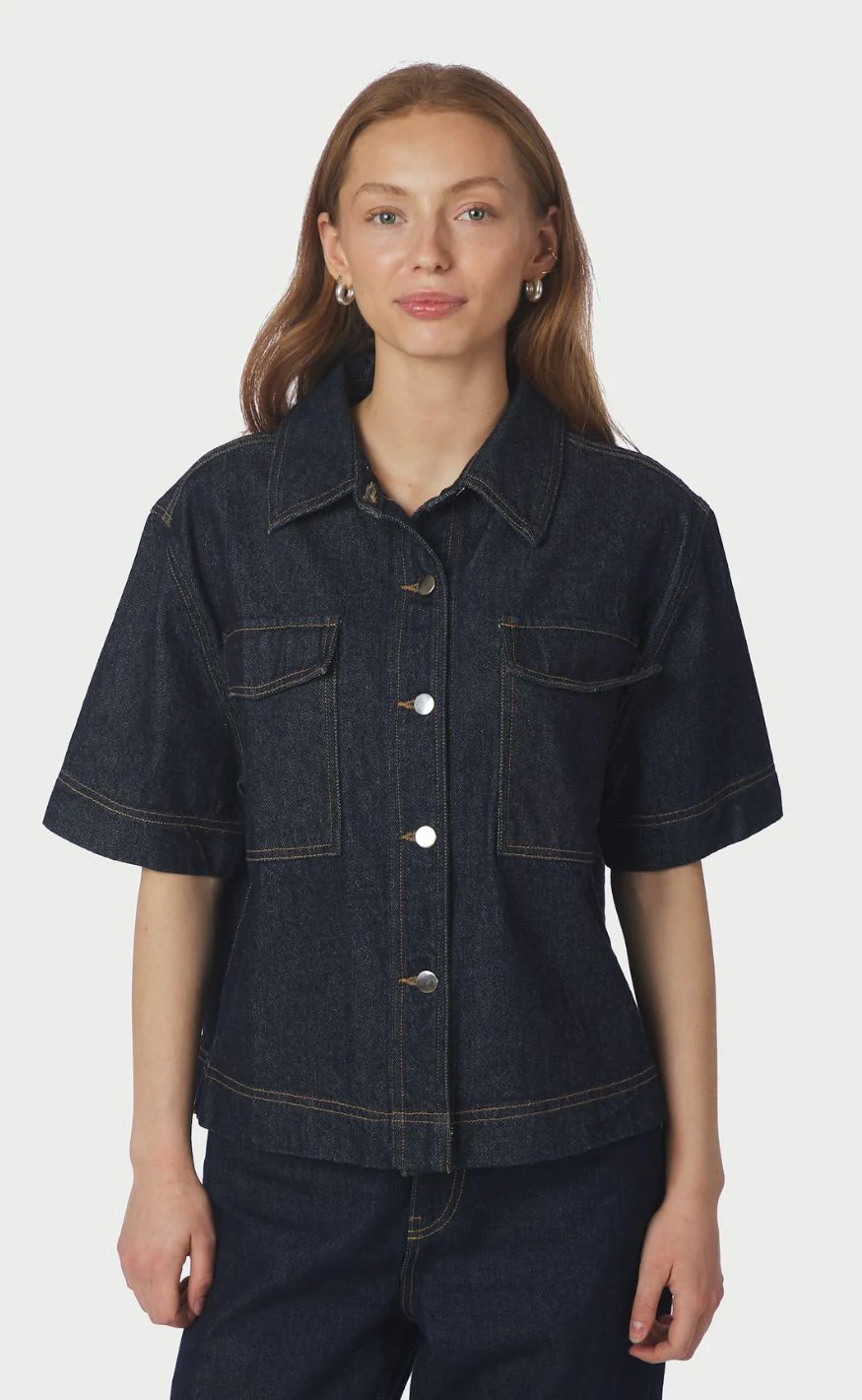 Neo Noir Skjorte - Tiki Denim - Dark Blue - Image 5