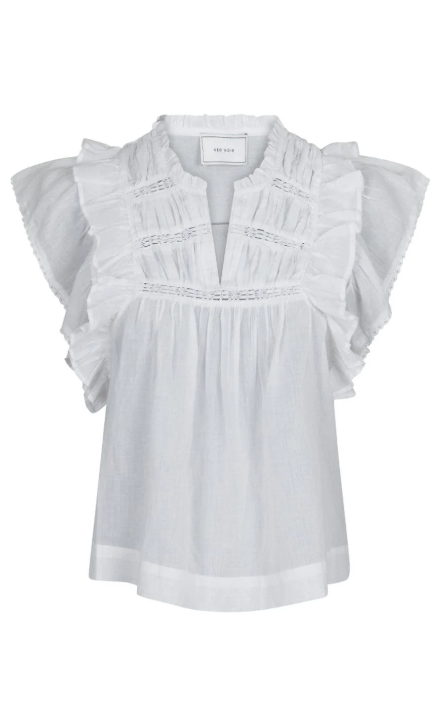 Neo Noir Top - Jayla - White - Image 2
