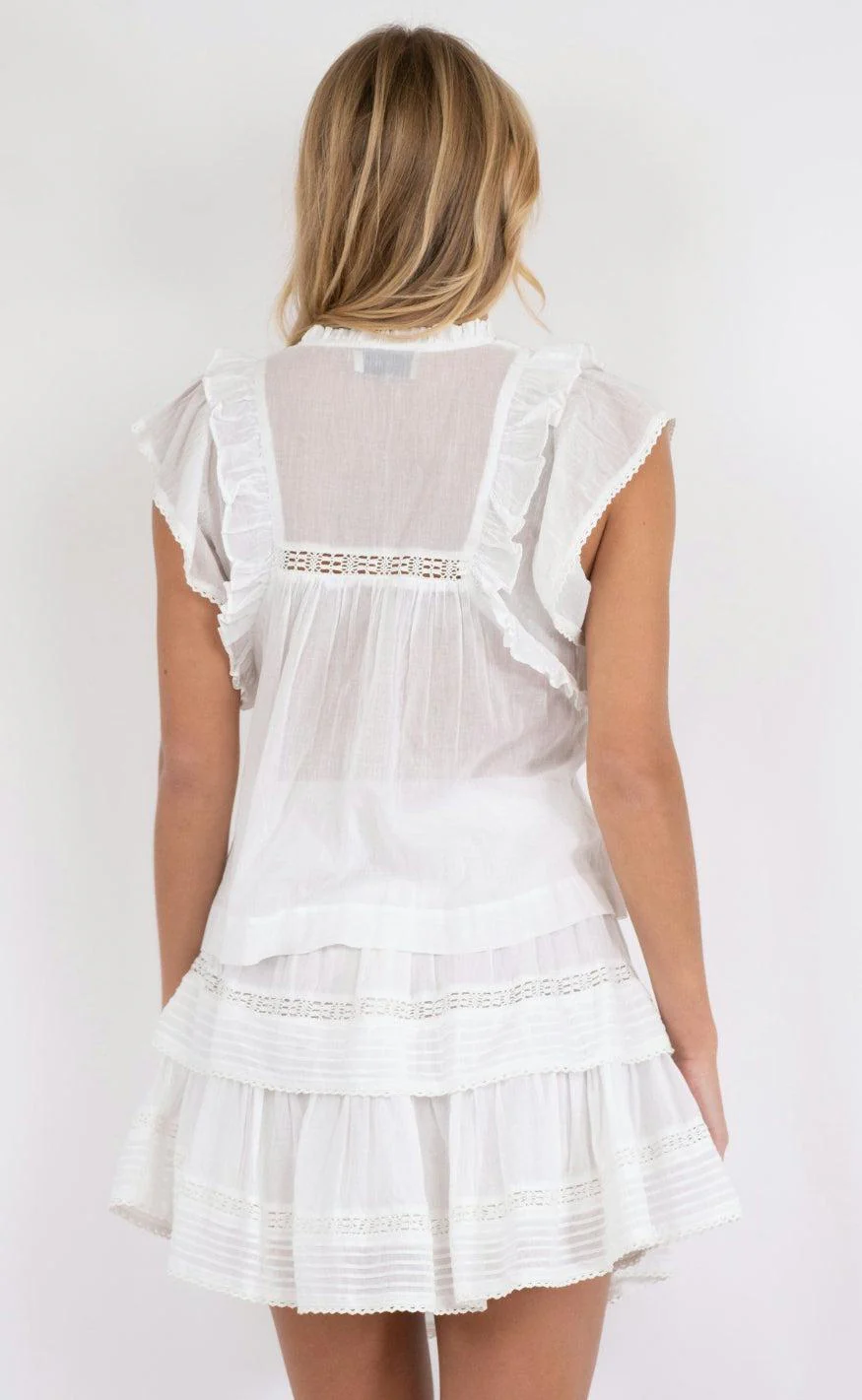 Neo Noir Top - Jayla - White - Image 8