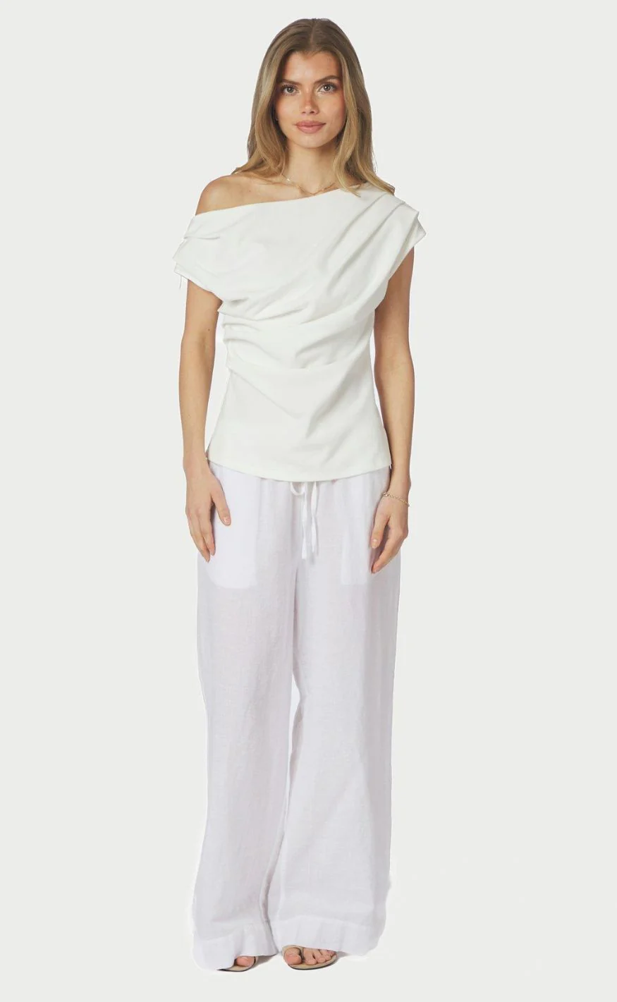 Neo Noir Top - Mabelle - White - Image 5
