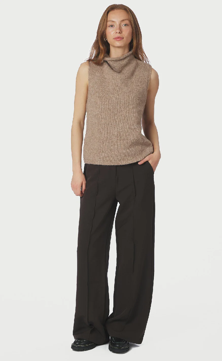 Neo Noir Top - Odelia - Dark Sand - Image 3