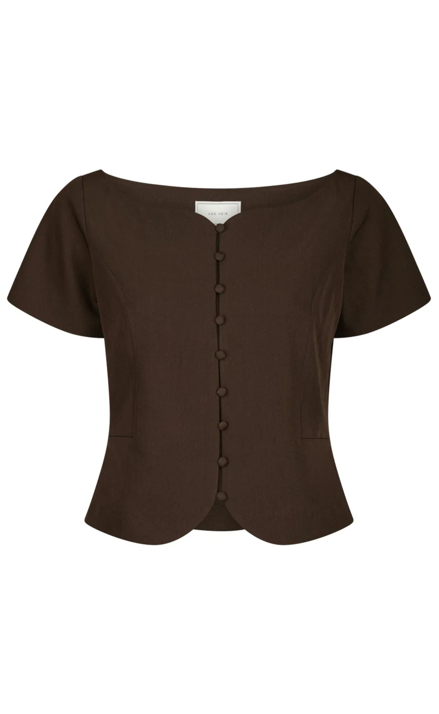 Neo Noir Top - Tango - Dark Brown