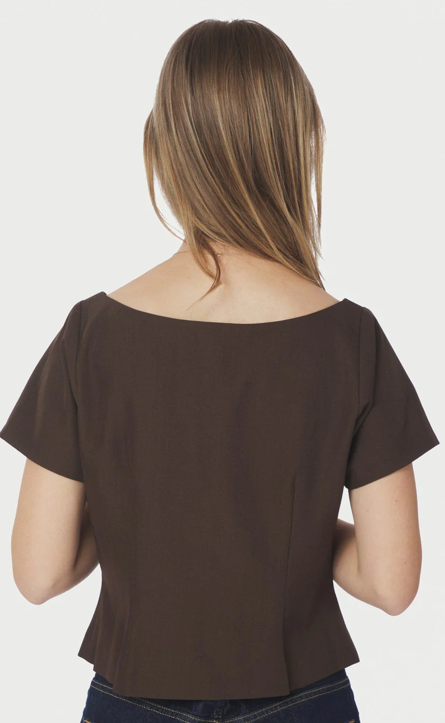 Neo Noir Top - Tango - Dark Brown - Image 4