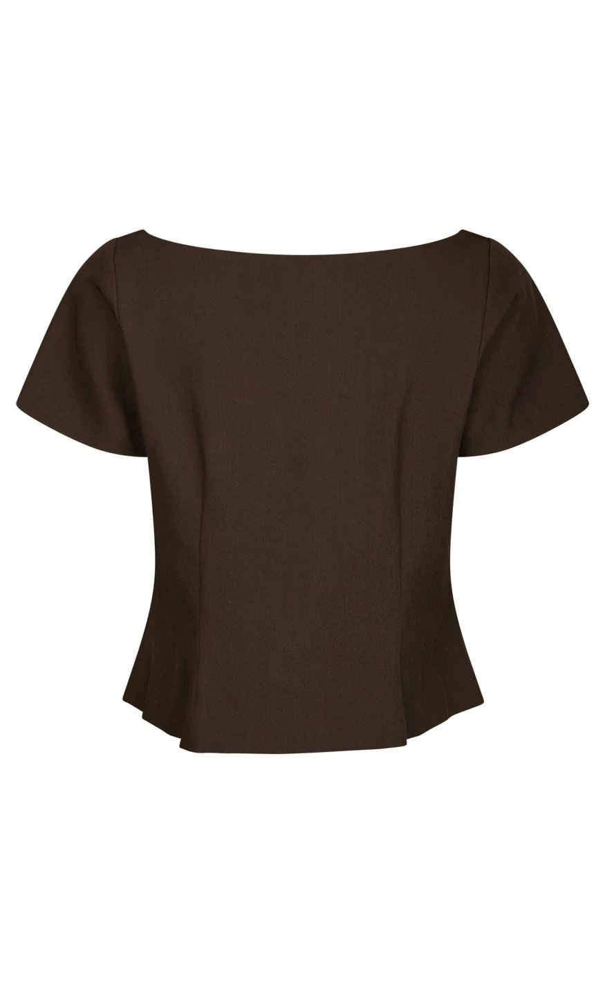 Neo Noir Top - Tango - Dark Brown - Image 5