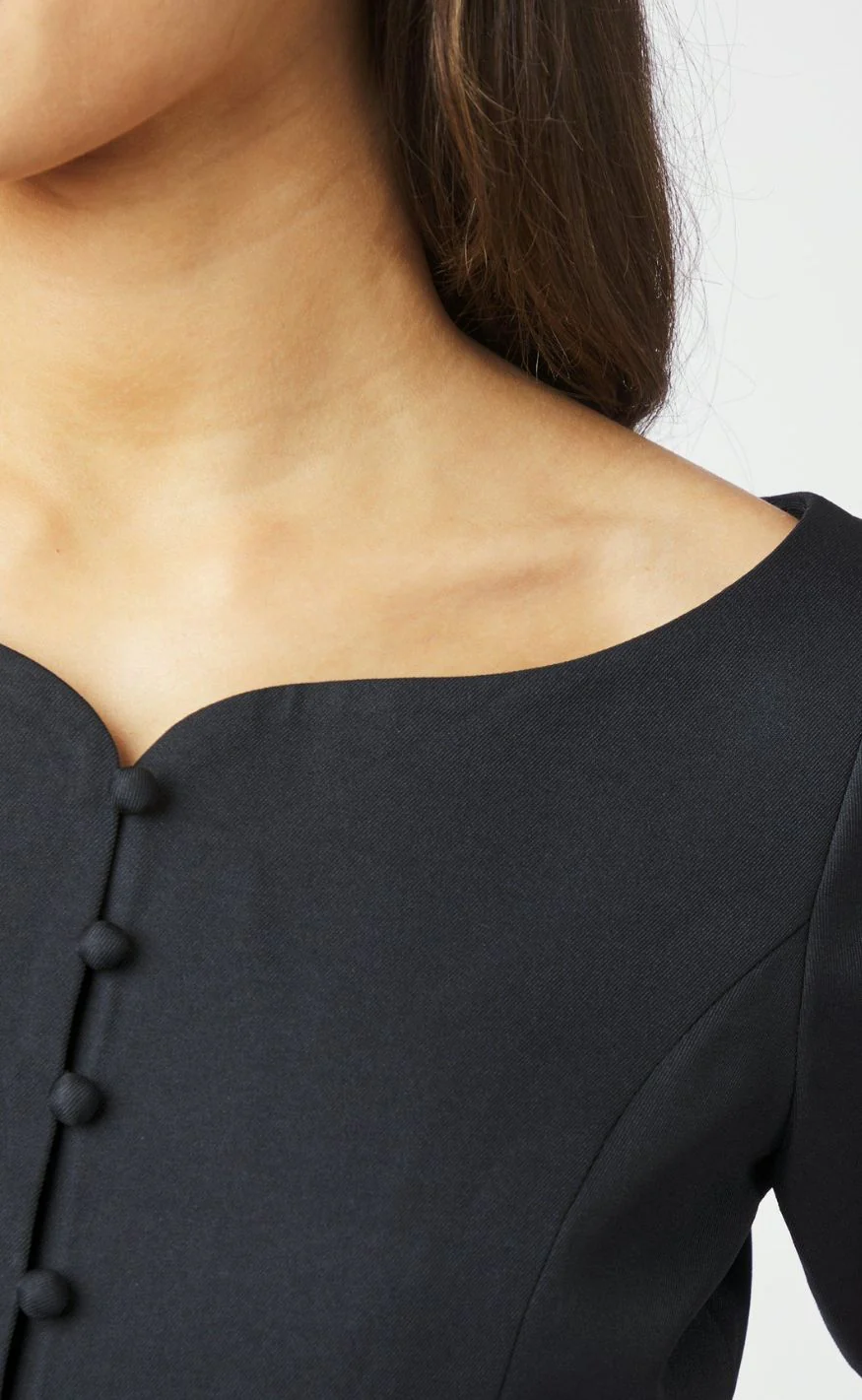 Neo Noir Top - Tango Structure - Dark Navy - Image 6