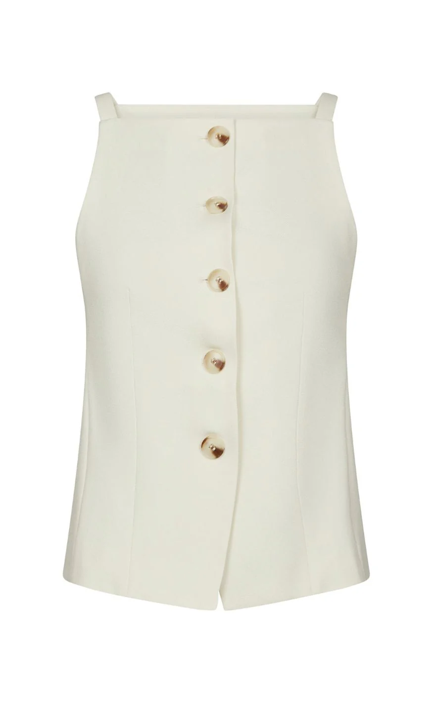 Neo Noir Vest - Kylie Structure - Off White - Image 2