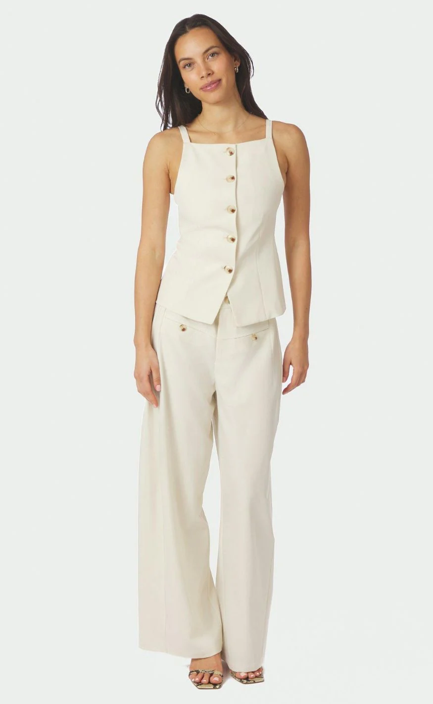 Neo Noir Vest - Kylie Structure - Off White - Image 5