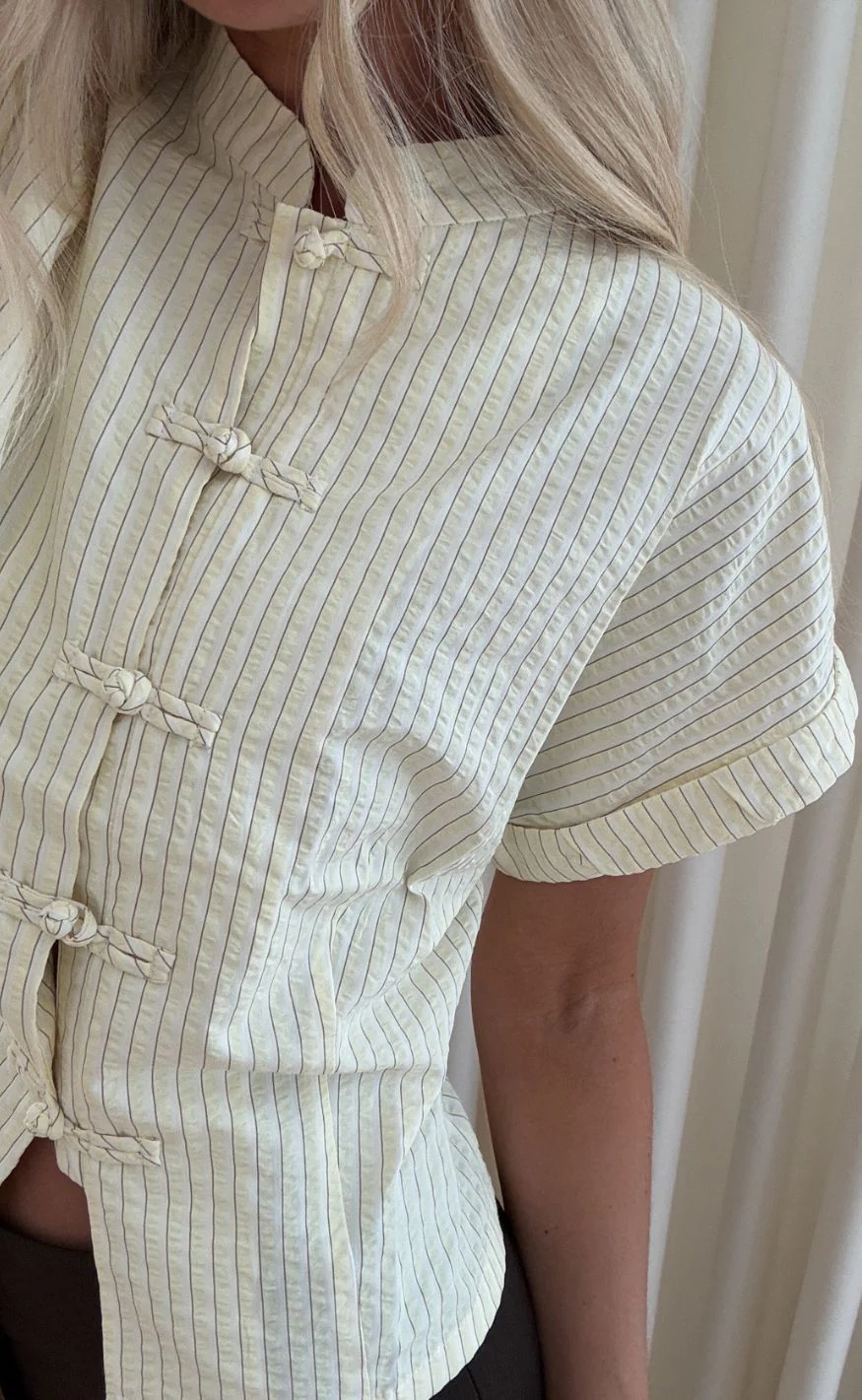 Noella top - N-Norma - Etta Butter Stripe - Image 3
