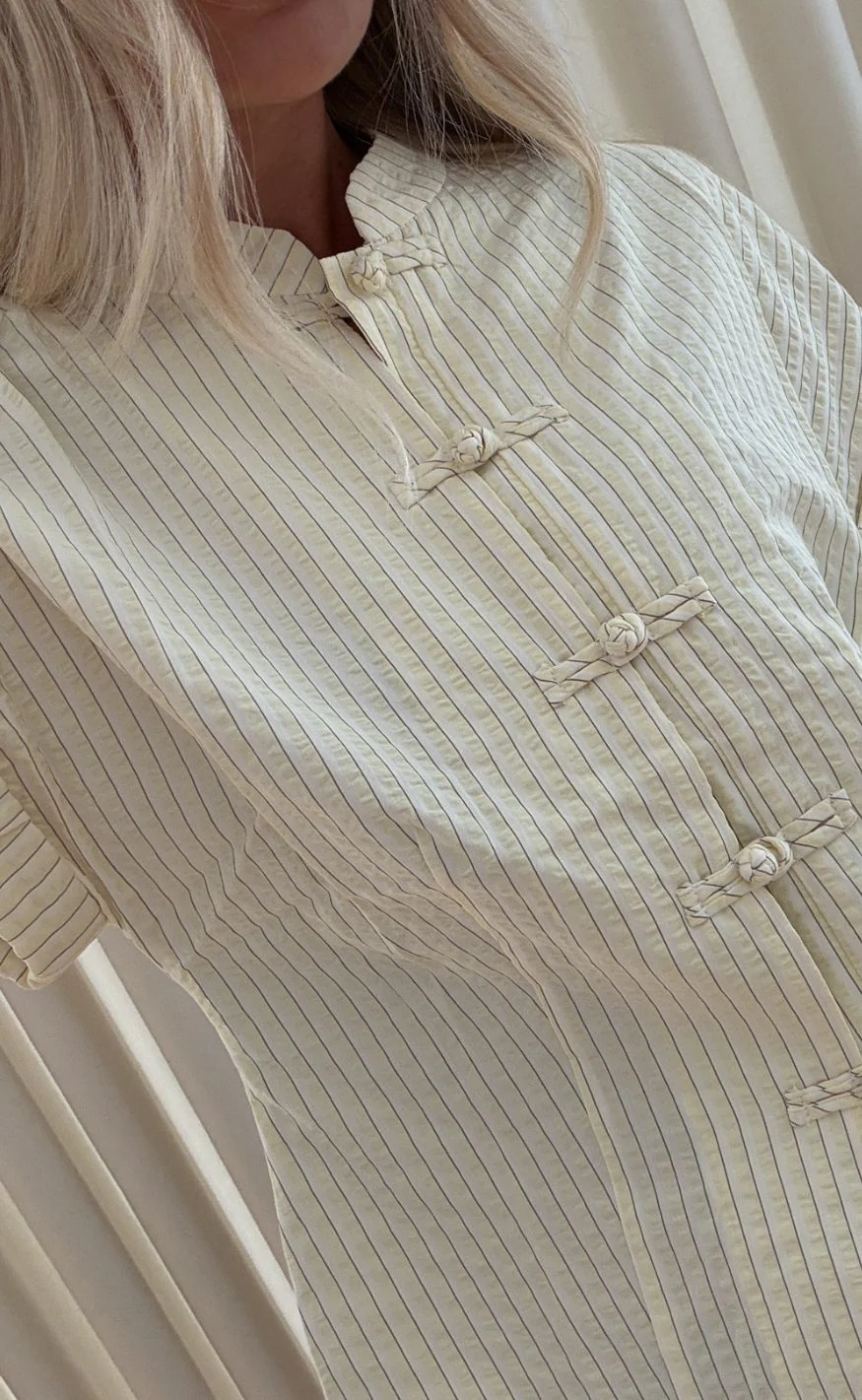 Noella top - N-Norma - Etta Butter Stripe - Image 5