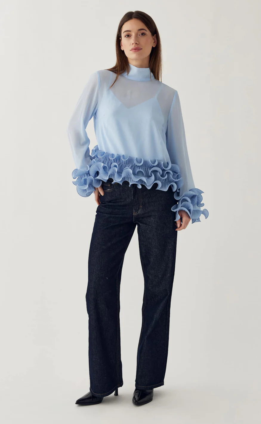 Noella Bluse - Latanietta - Sky Blue - Image 3