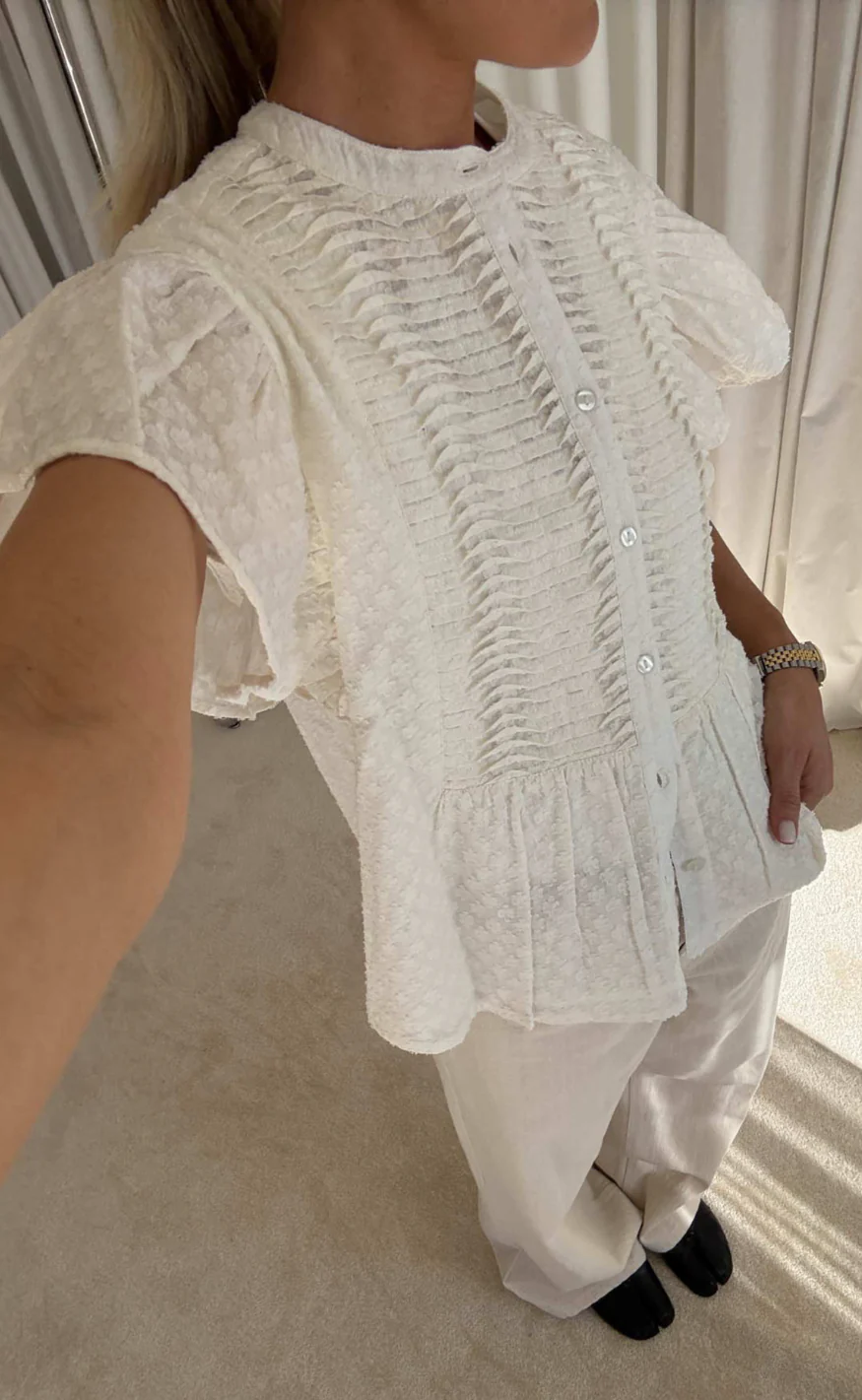 Noella Bluse - Loulou - White - Image 3