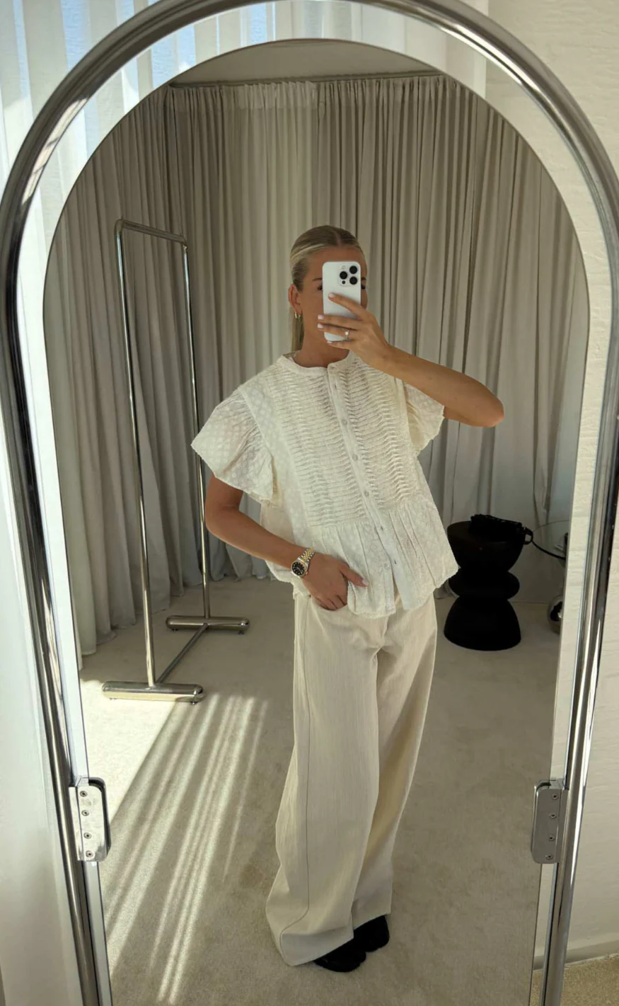 Noella Bluse - Loulou - White - Image 4