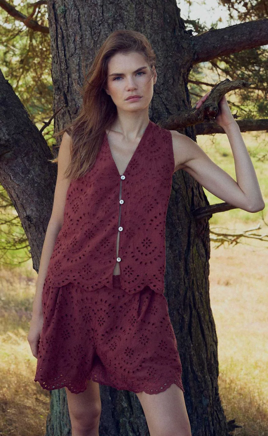 Noella Vest - Maite - Terracotta - Image 3