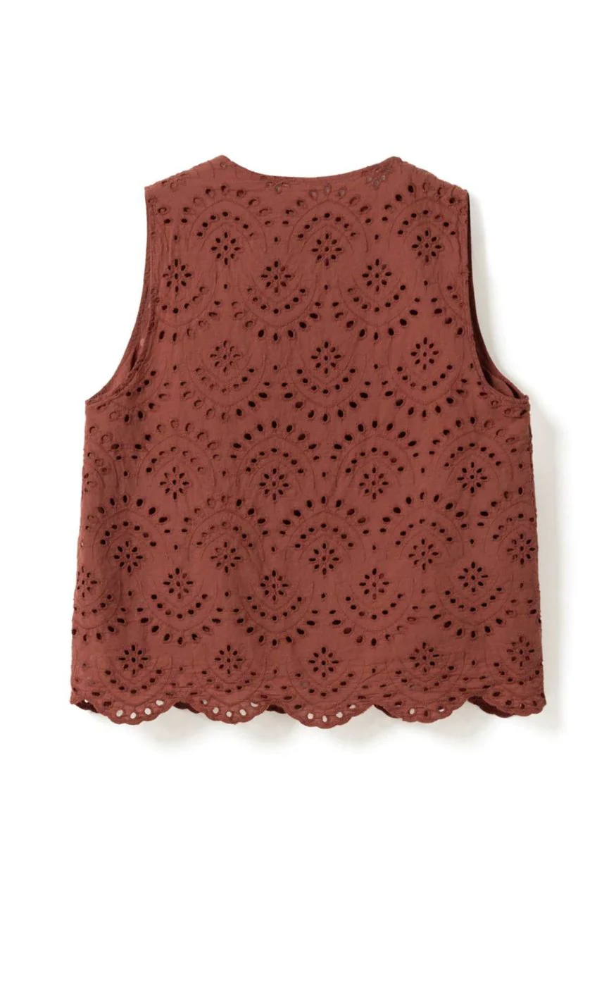 Noella Vest - Maite - Terracotta - Image 4