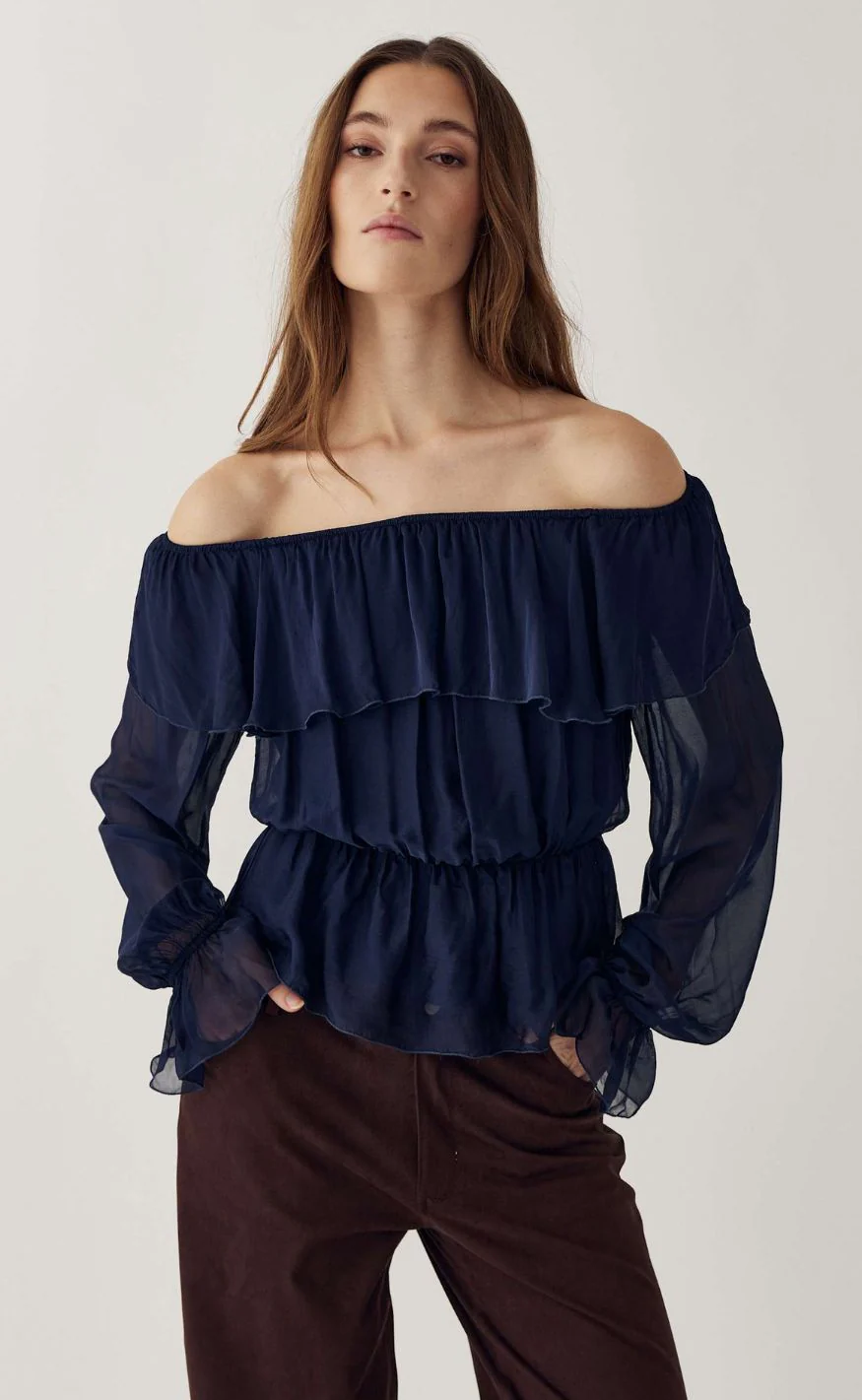 Noella Bluse - Margerie - Navy