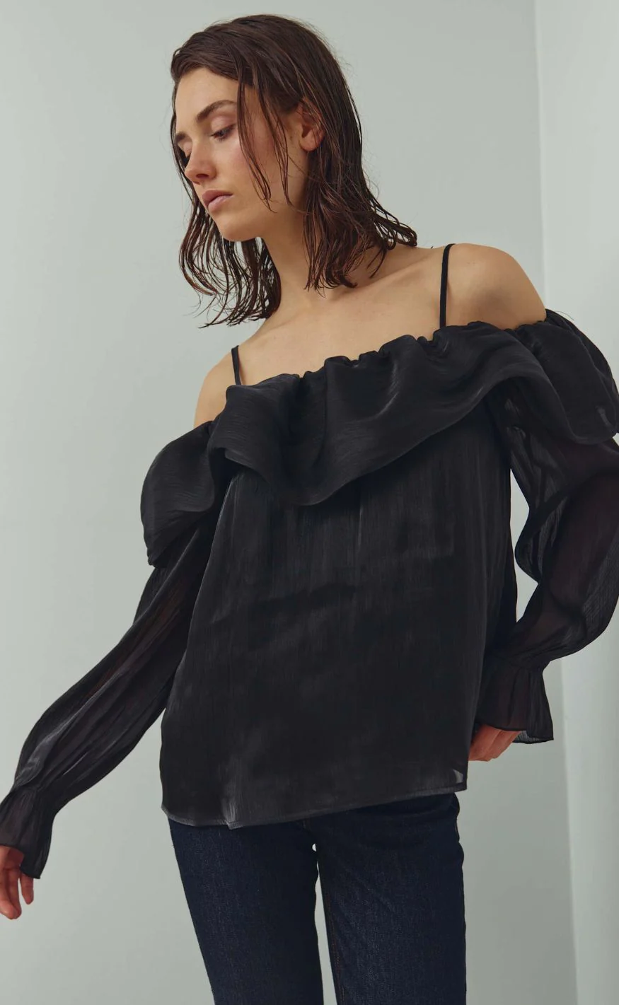 Noella Bluse - Miya - Black - Image 3