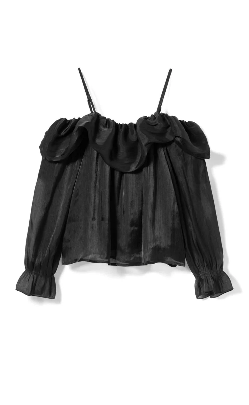 Noella Bluse - Miya - Black - Image 5