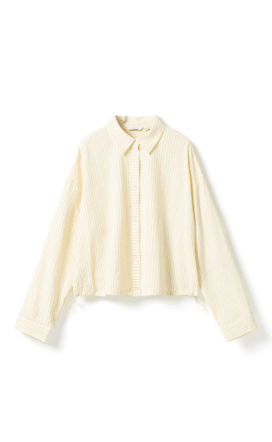 Noella Bluse - N-Nila - Etta Butter Stripe - Image 2