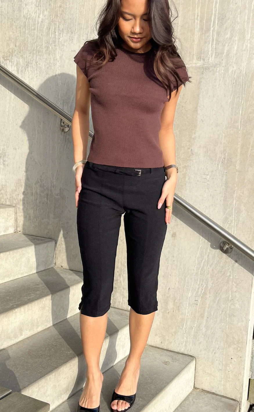 Noella Bukser - Linza Capris - Black - Image 12
