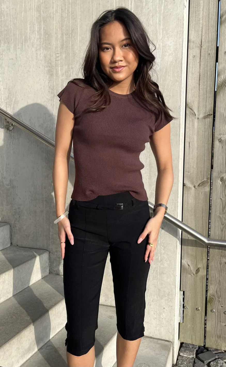 Noella Bukser - Linza Capris - Black - Image 14
